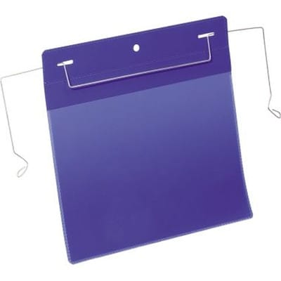 Kennzeichnungstasche 175207 Bügel A5 quer dunkelblau 50er-Pack
