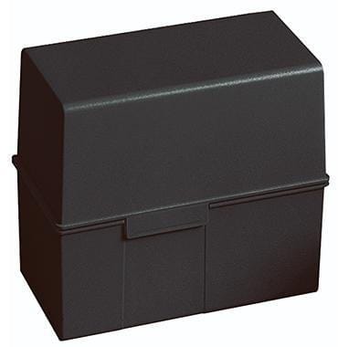 Karteikasten 976-13 DIN A6 quer max. 400 Karten PS schwarz