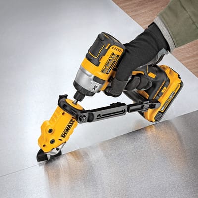 Schlagfester Blechscherenaufsatz DT70620