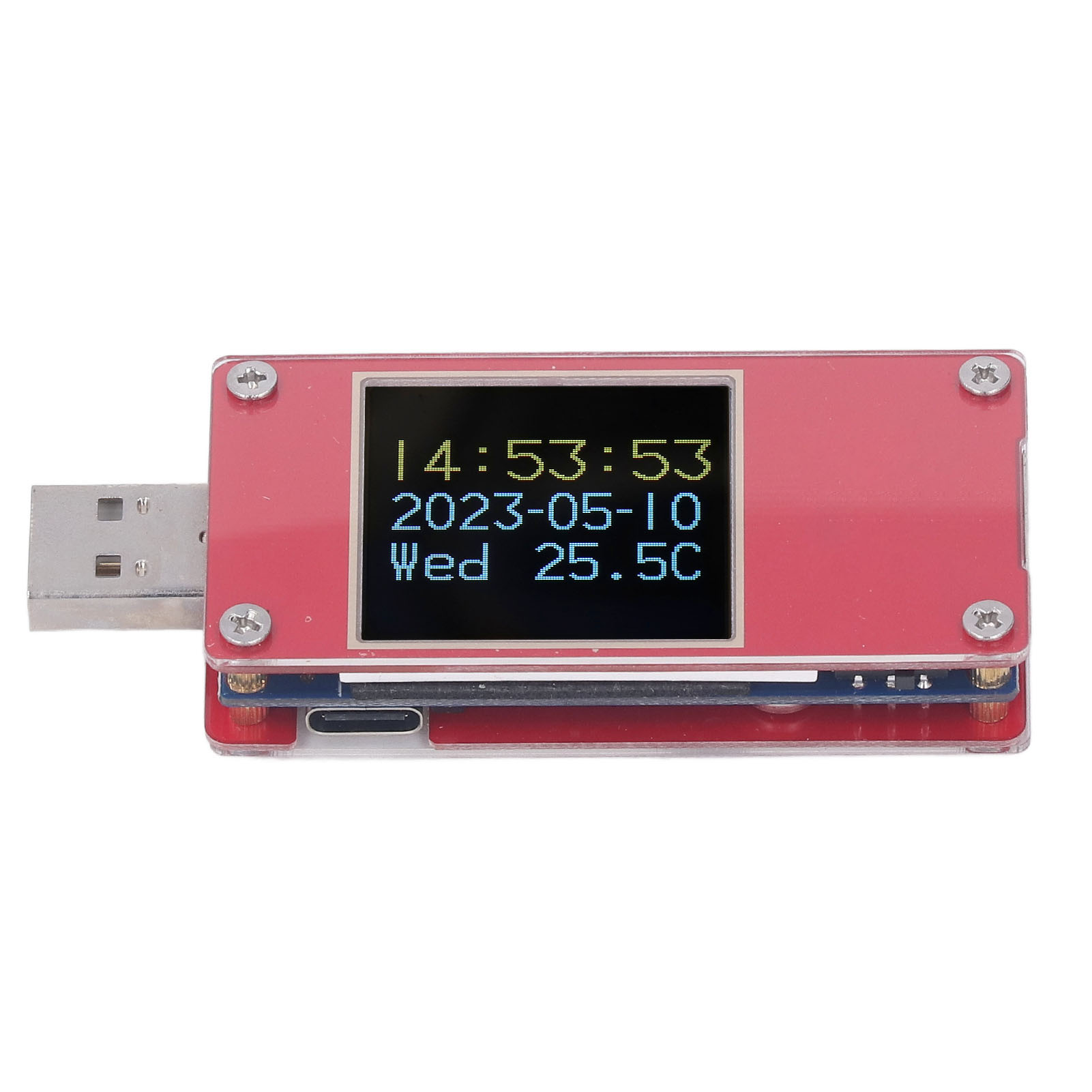 Kt001 Usb-pd-tester Aus Edelstahl, Schnelllade-voltmeter Mit Pd-trigger, Kompatibel Mit Smartphones Und Externen Akkus