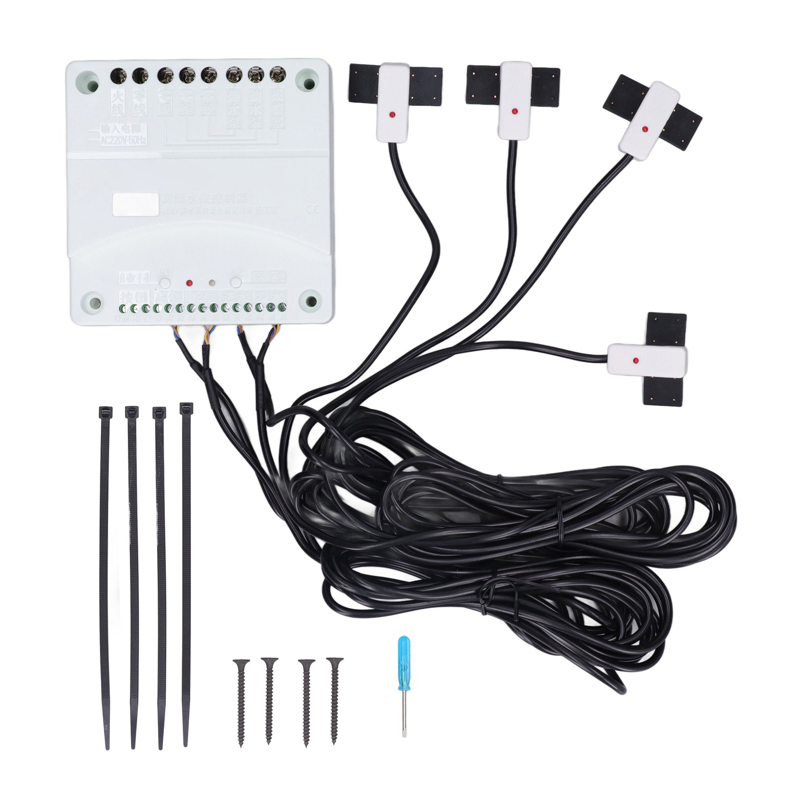 Automatischer, Berührungsloser Wasserstandsregler Für Ac220v-pumpe, Flüssigkeitsstandsensor Für Tank, Wasserstandsschalter, 220v-pumpensteuerung.