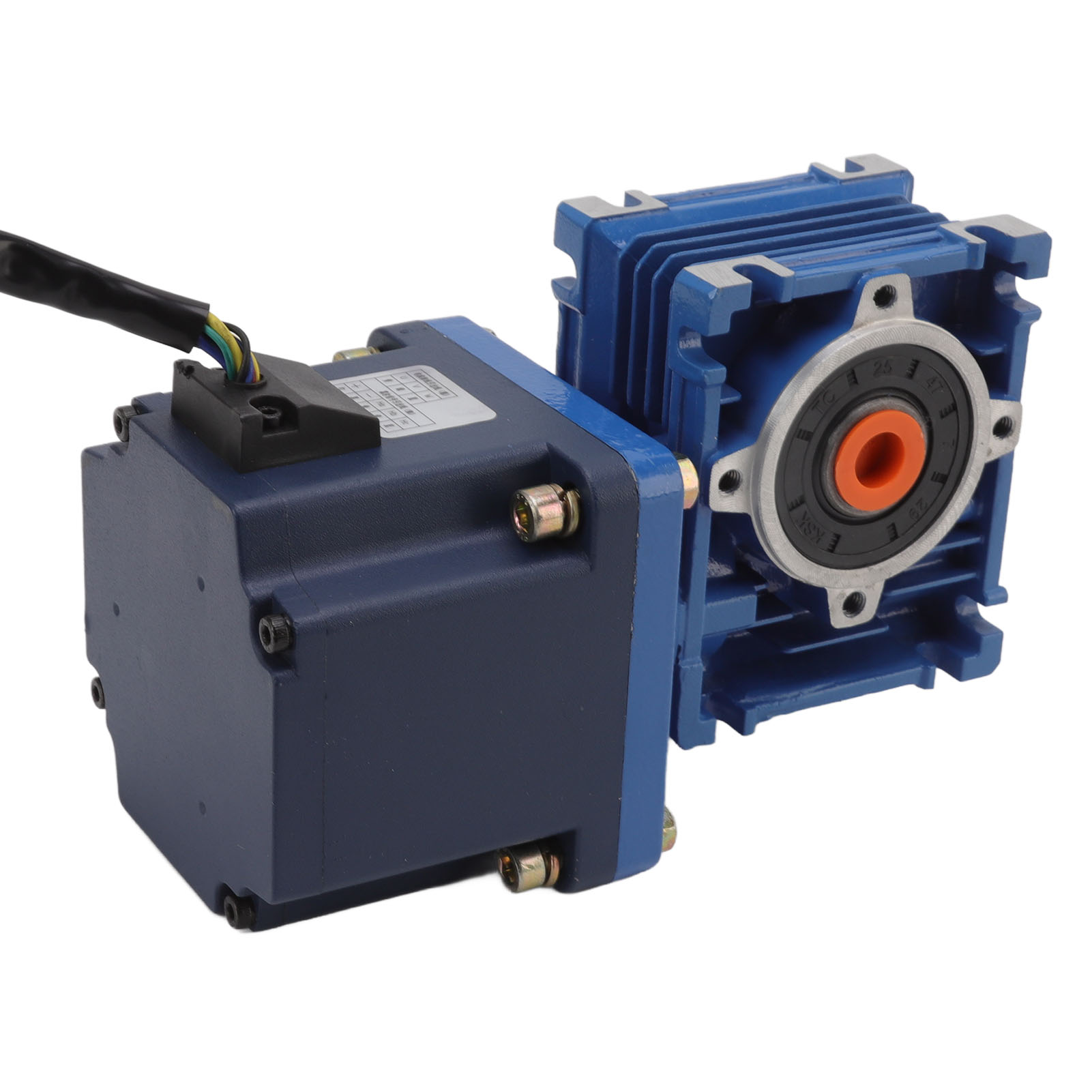 24v 120w 5a 105rpm Dc Bürstenloser Motor Mit Hochdrehendem Schneckengetriebe, Hohlwelle Ohne Achse, Kompakter Elektromotor Für Industrielle Anwendungen.