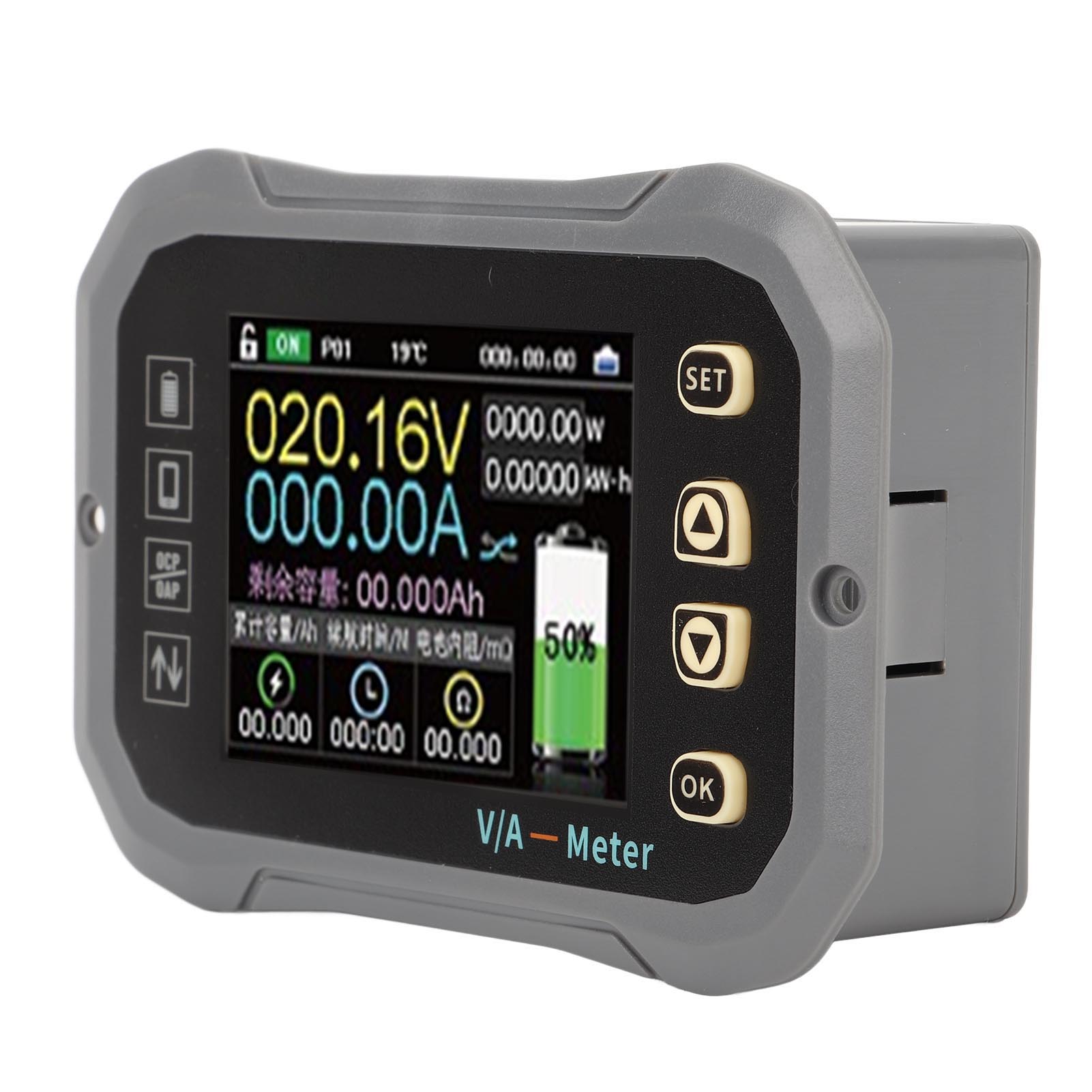 100-a-batteriemonitor Mit Shunt, 0–120 V, Drahtloses Voltmeter/amperemeter, Coulometer Für Wohnmobil, Auto, Golfwagen, Boot