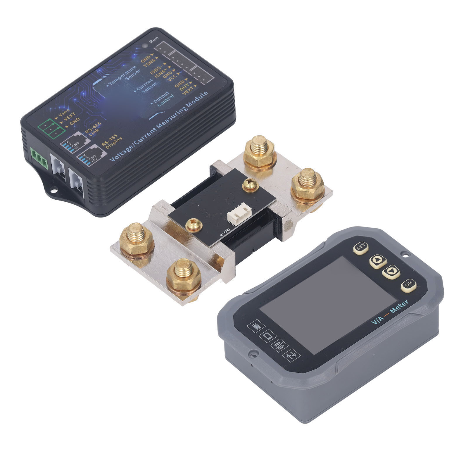Batteriemonitor, 2-wege-kapazitätsshunt, Ladeanzeige, Hochleitfähiges Kupfer, Abs, Zuverlässige Genauigkeit.