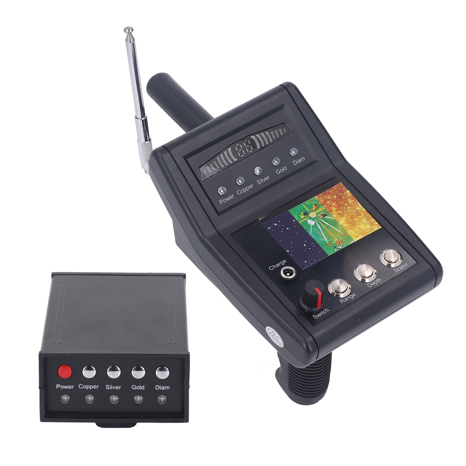 Professioneller Handmetalldetektor Für Unterirdische Goldfunde, Ac100-240v Goldfinder, Positionsanzeiger, Mit Eu-stecker, Für Den Außenbereich