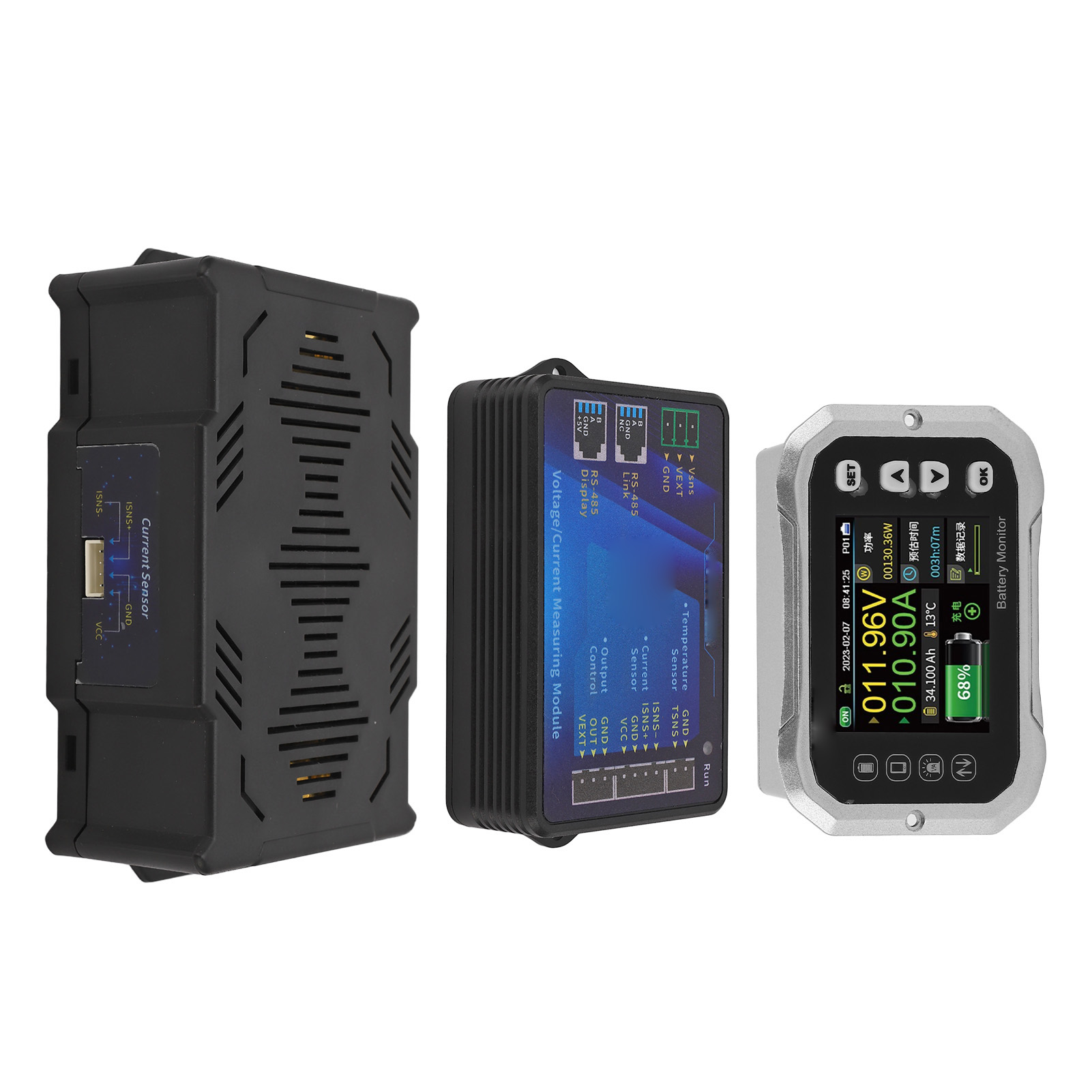 Intelligenter Batteriemonitor 600a, 2,4-zoll-led-bildschirm, Für Wohnmobilbatterietests Und Fahrzeugwartung