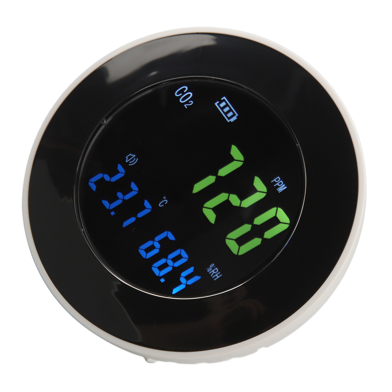 Ht501 Co2-detektor, Tragbarer Luftqualitätsmonitor Für Zuhause Und Büro, Eu-stecker 100-240 V, Präziser Kohlendioxidsensor.