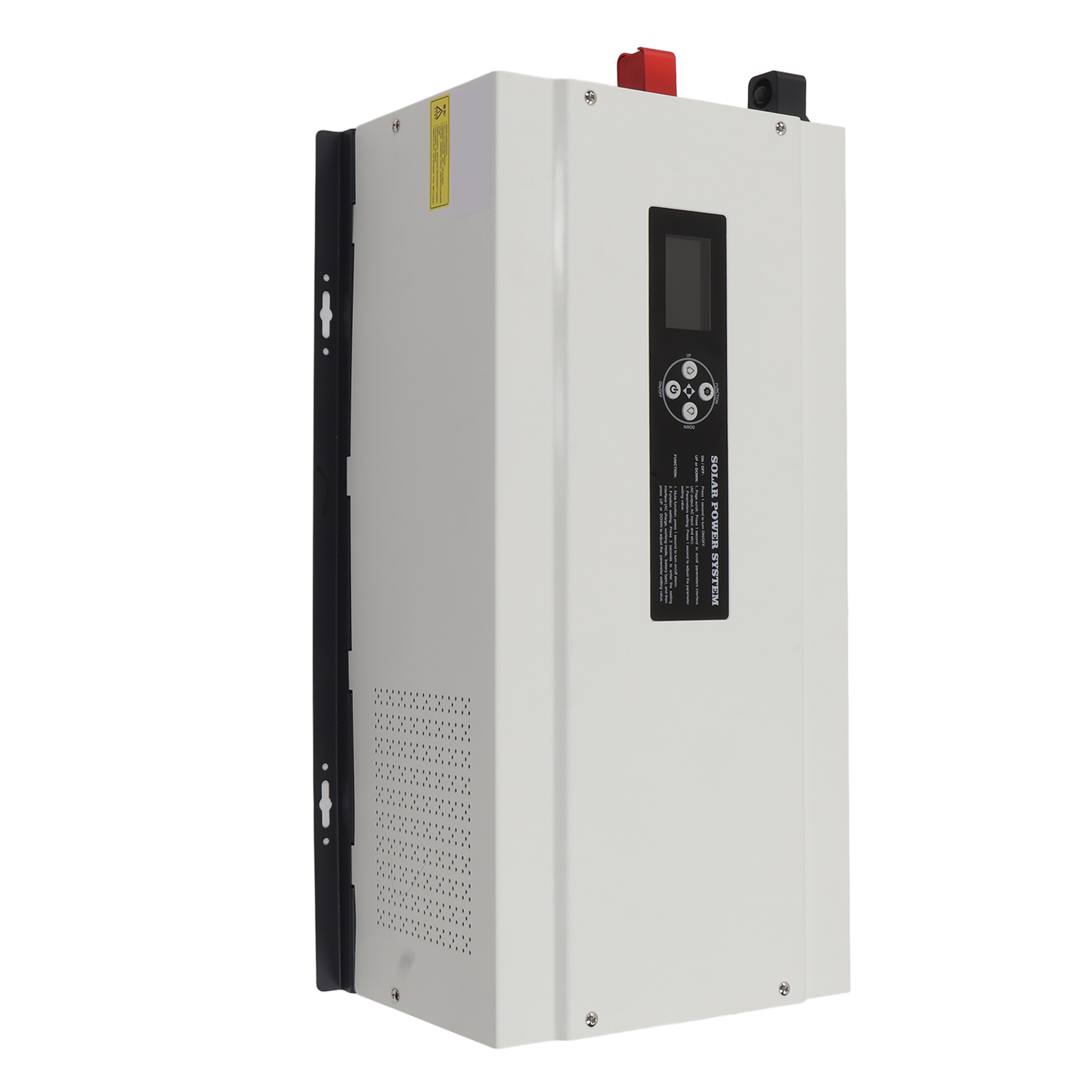 4000-w-sinus-hochfrequenz-solarwechselrichter Mit Effizientem Wandler, Zwei Lcd-bildschirmen Und 220-v-wechselstrom-/48-v-ladegerät
