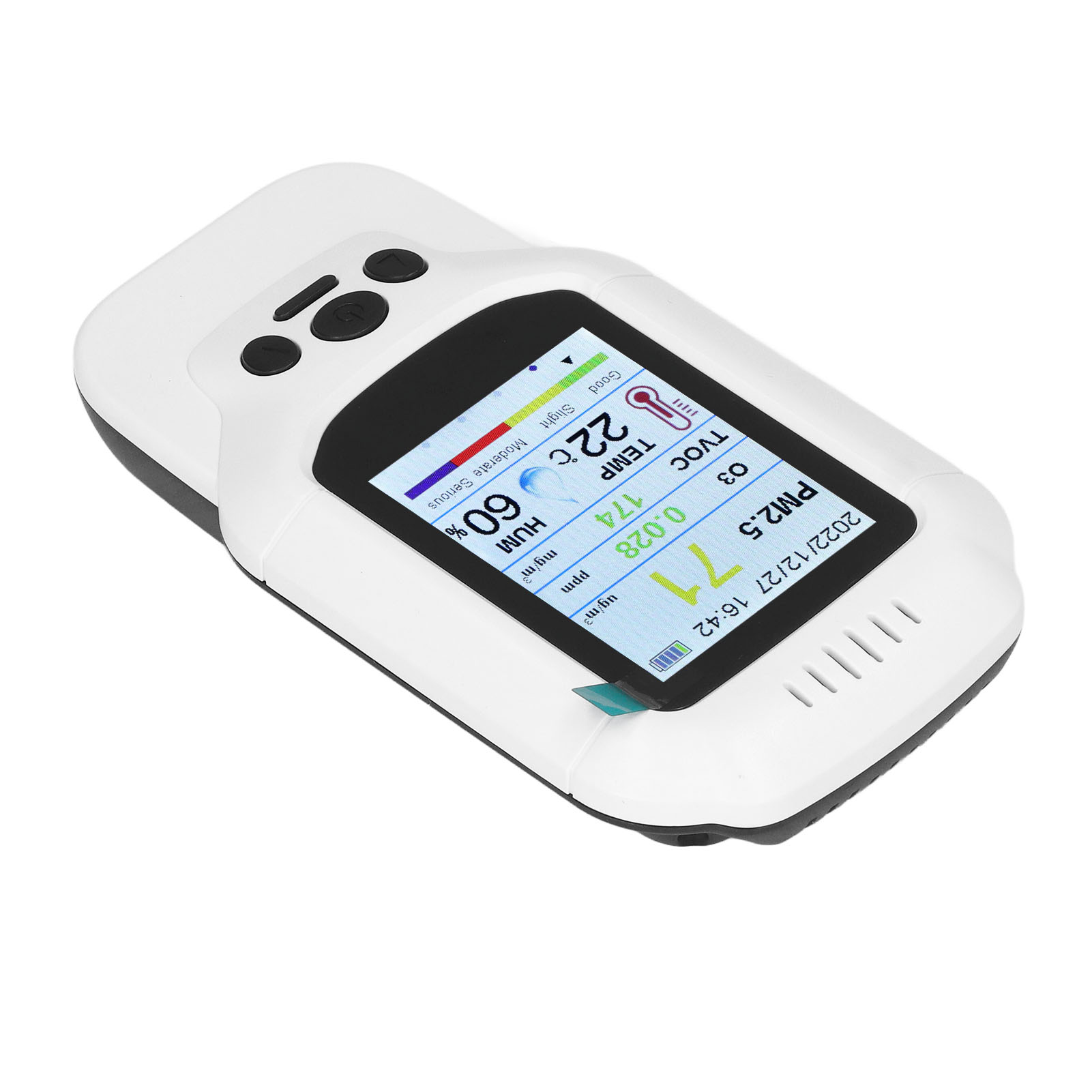 7-in-1-ozonmessgerät, O3-messgerät, Pm2,5-, Pm1,0- Und Pm10-konzentrationsmessgerät, Hygrometer, Temperaturmessgerät, Tvoc-messgerät, Raumluftqualitätsanalysator