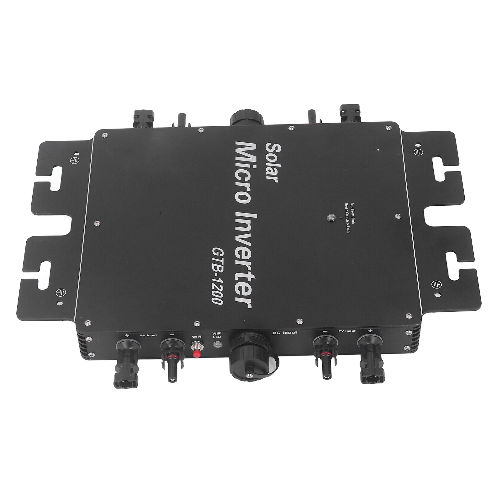 1200-w-solarwechselrichter, Netzgekoppelt, Ip65 Wasserdicht, Mppt, Automatische Erkennung, Wlan-mikrowechselrichter, Eu-stecker 230 V
