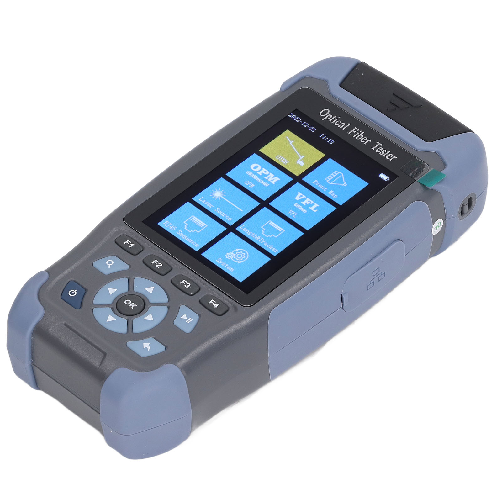 Otdr-lichtwellenleitertester (1310/1550 Nm), 3,5-zoll-multifunktionsreflektometer Mit Fc-lc-adapter, 110–240 V Eu-stecker