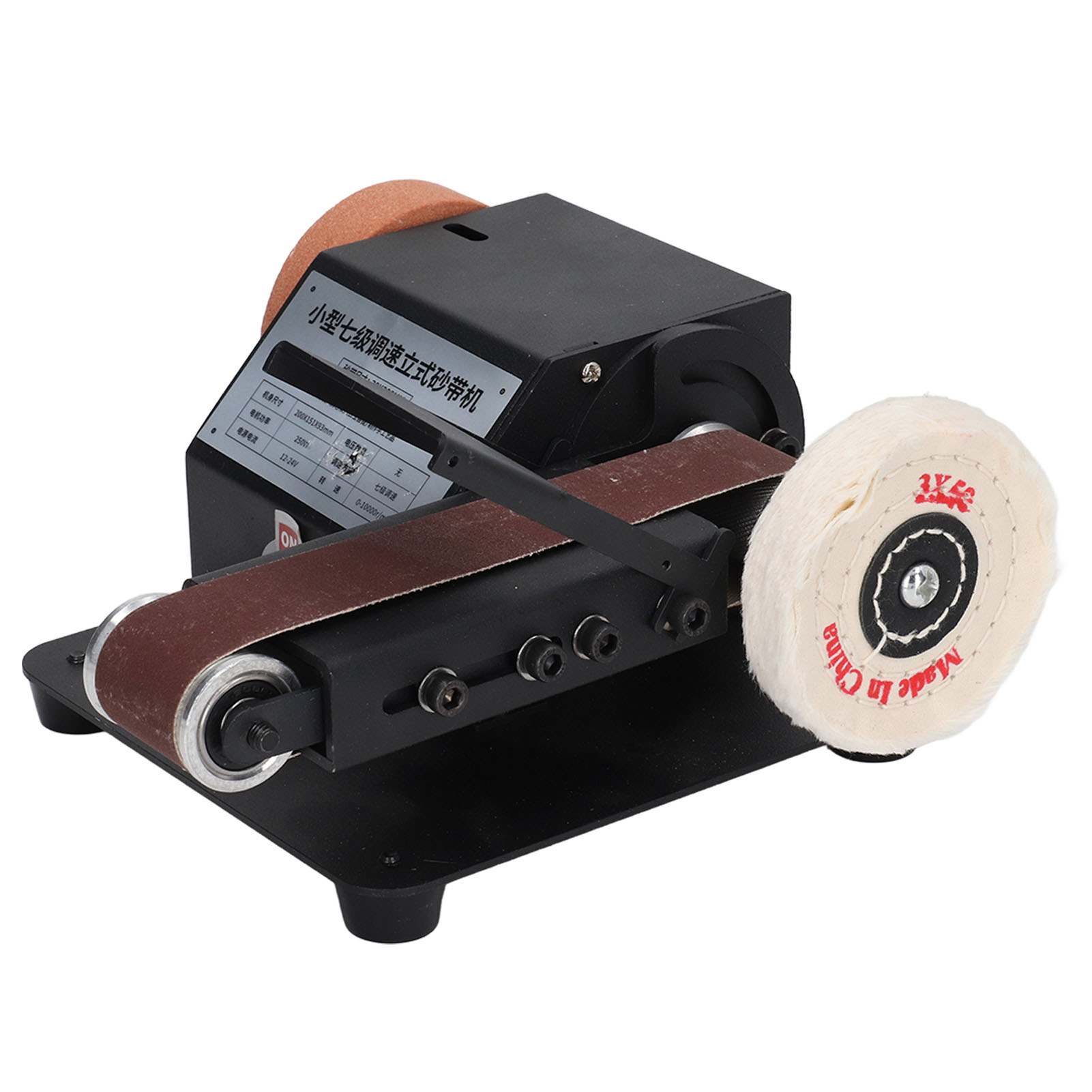 Elektrischer Bandschleifer (110–240 V), Zum Schleifen Von Metall Und Holz, Polieren, Schärfen Und Entgraten, Werkzeug Für Die Oberflächenbearbeitung, Eu-stecker