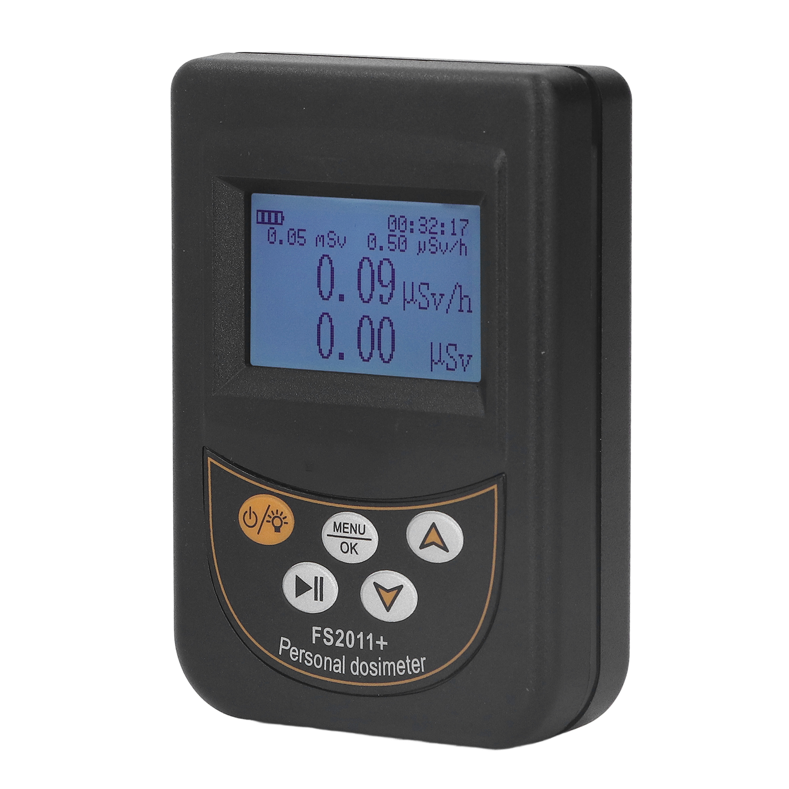 Fs2011 Nuklearstrahlungsdetektor Mit Batterie, Tragbarer Geigerzähler Zur Überwachung Radioaktiver Strahlung, Gamma- Und Beta-strahlungsmonitor