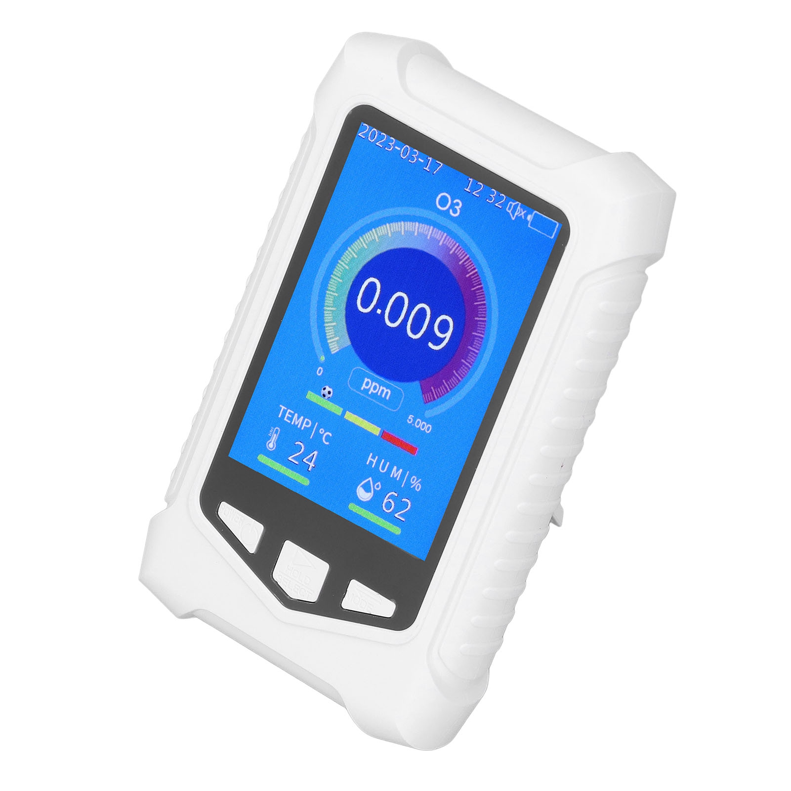 Tragbarer Ozondetektor Mit Usb-ladefunktion, Präzisem Luftqualitätsmessgerät, Empfindlichem Schadstoffmonitor, Farbbildschirm, Tragbarem Tester Für Den Heim- Und Professionellen Gebrauch.