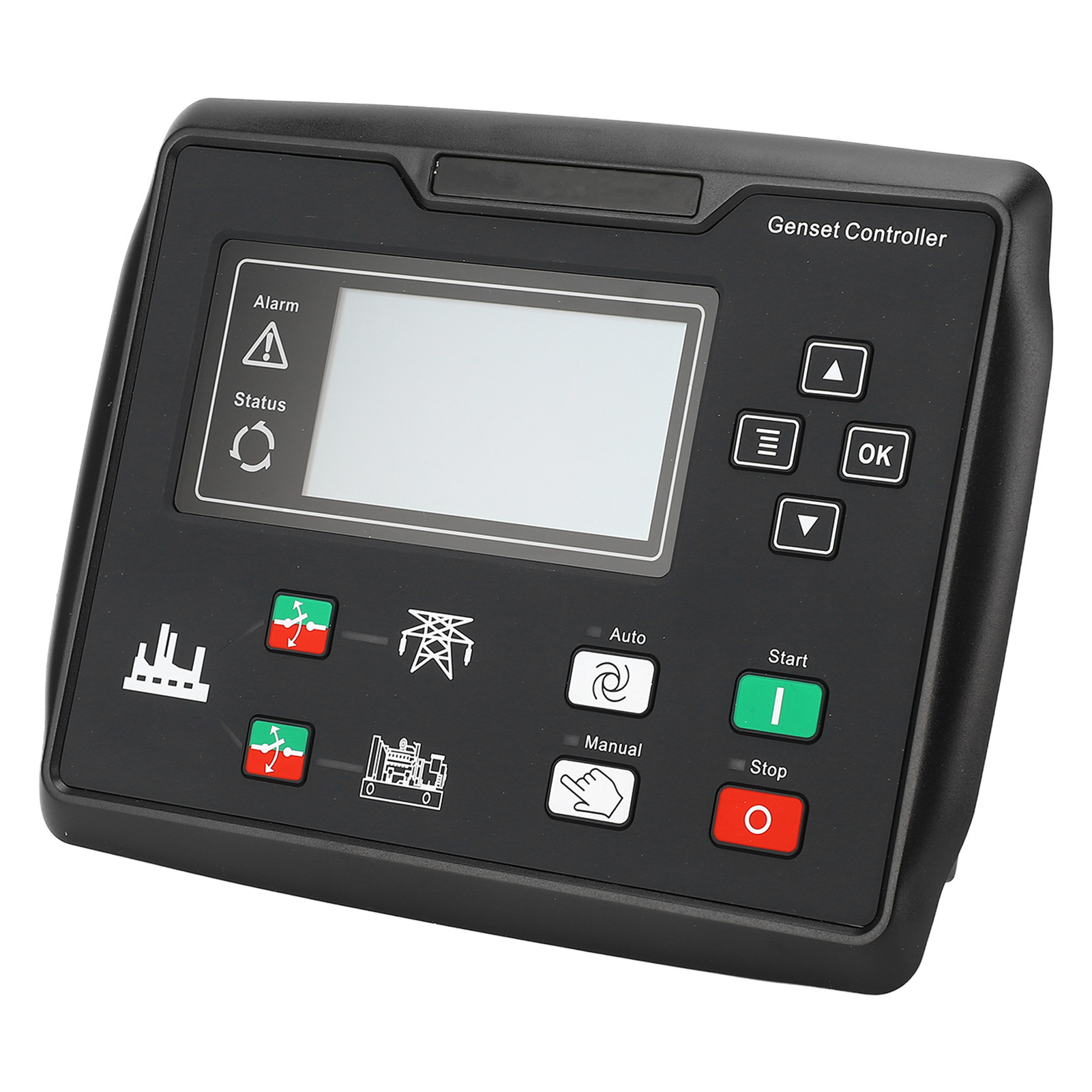 Lcd-display, Steuerung Für Dieselgeneratoren, Automatischer Start, Usb-bedienfeld, 132 X 64 Pixel, 15–360 V