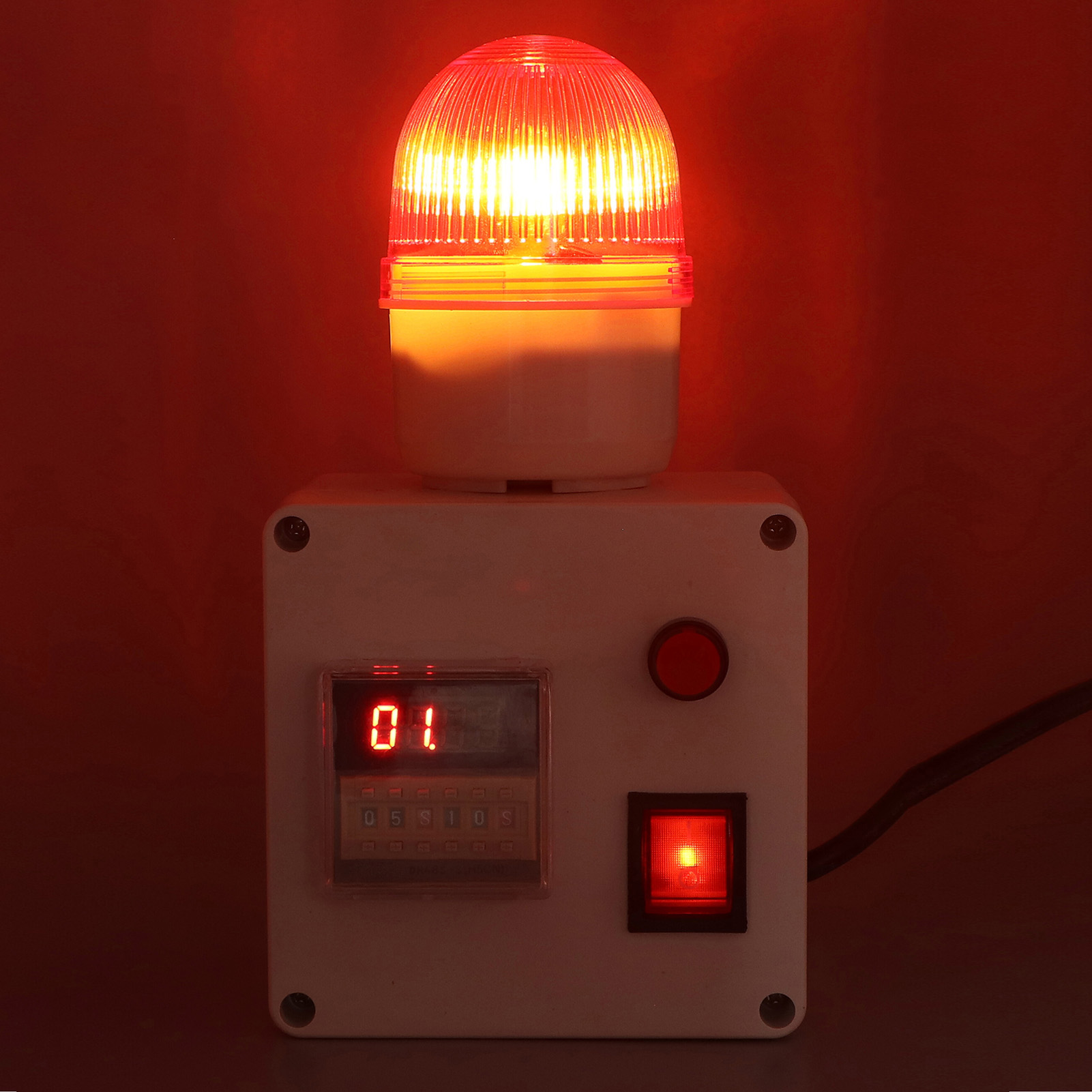 Industriealarmanlage Mit Intelligenter Sirene, 90–110 Db, Zyklischem Timer, 6-stellig, 220-v-eu-stecker, Leistungsstarkem Akustischen Alarm