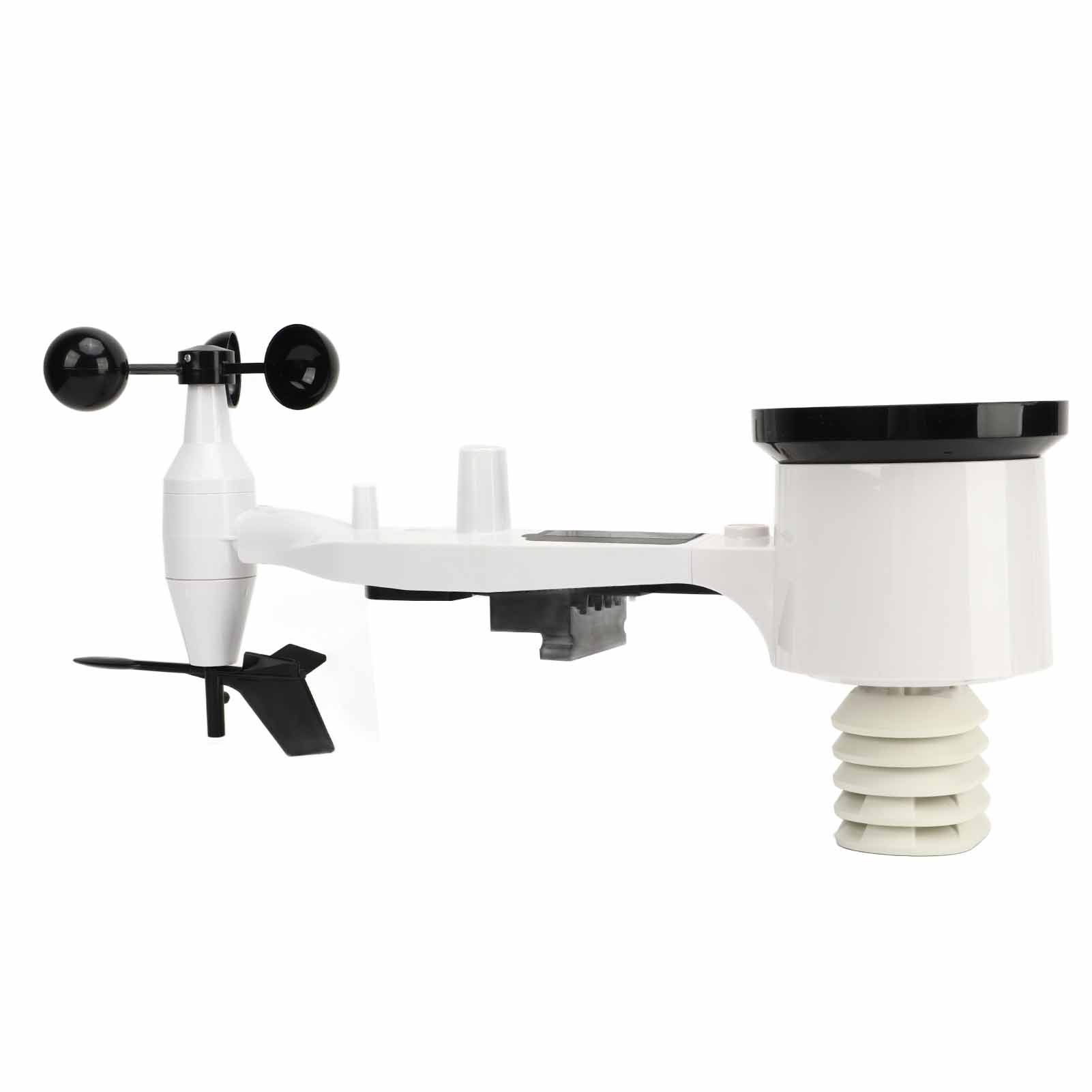 Drahtlose Wetterstation Mit Außensensor, Thermometer, Hygrometer, Anemometer, Windgeschwindigkeits- Und Temperaturanzeige