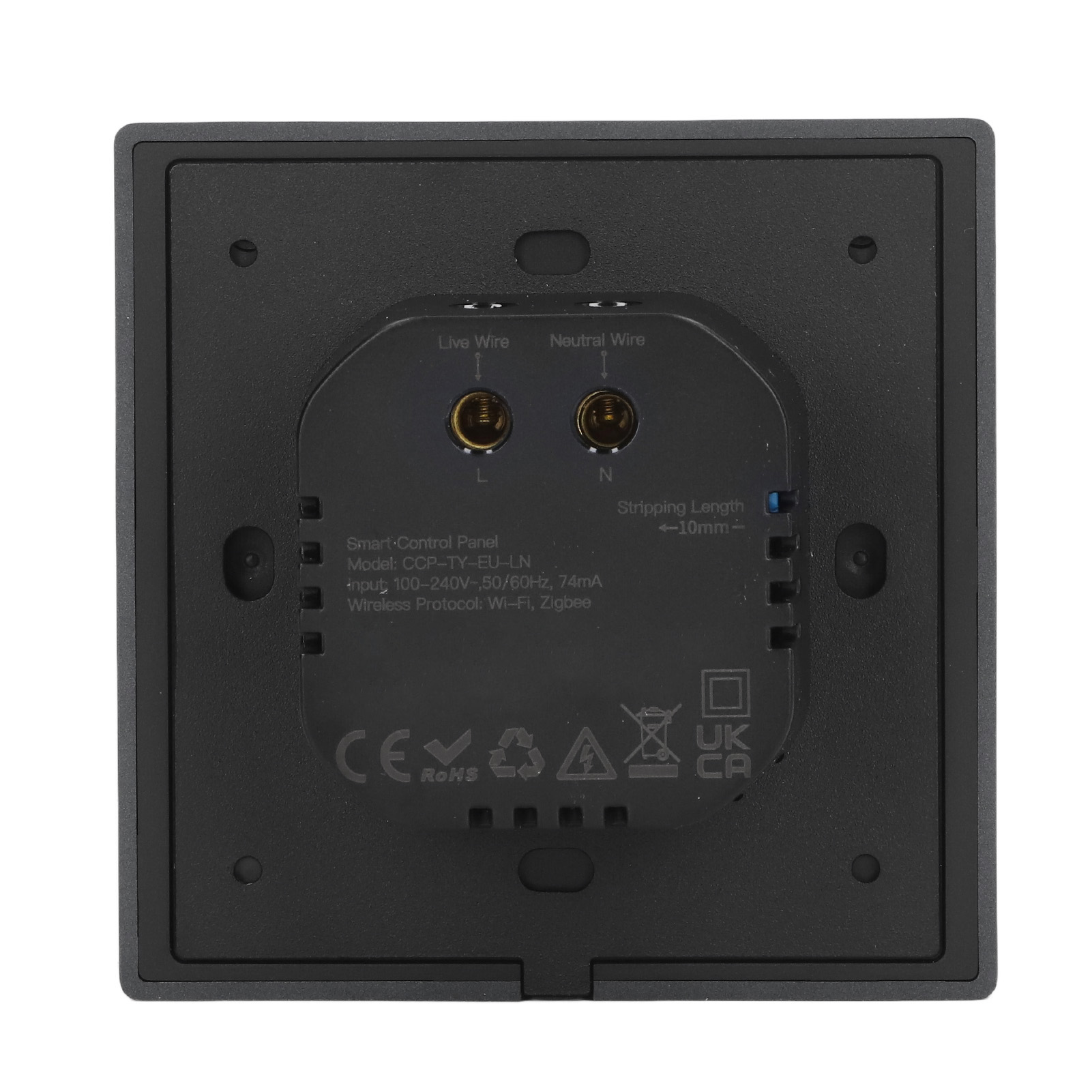 4-zoll-smart-bedienfeld Mit Touchscreen, Sprachsteuerung Und Wand-szenenschalter Für Tuya 100–240 V