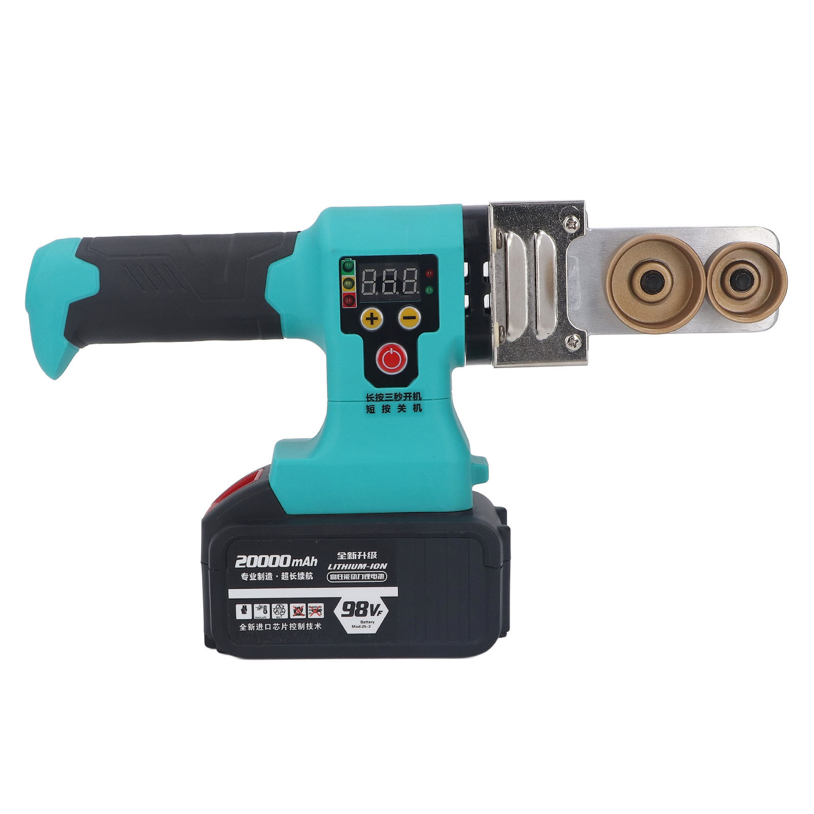 320w Akku-ppr-lötgerät, Elektrischer Lötkolben Für Wasserrohre, 110-240v Lithium-ionen-schmelzgerät, Eu-stecker, Heim-thermoschweißgerät.