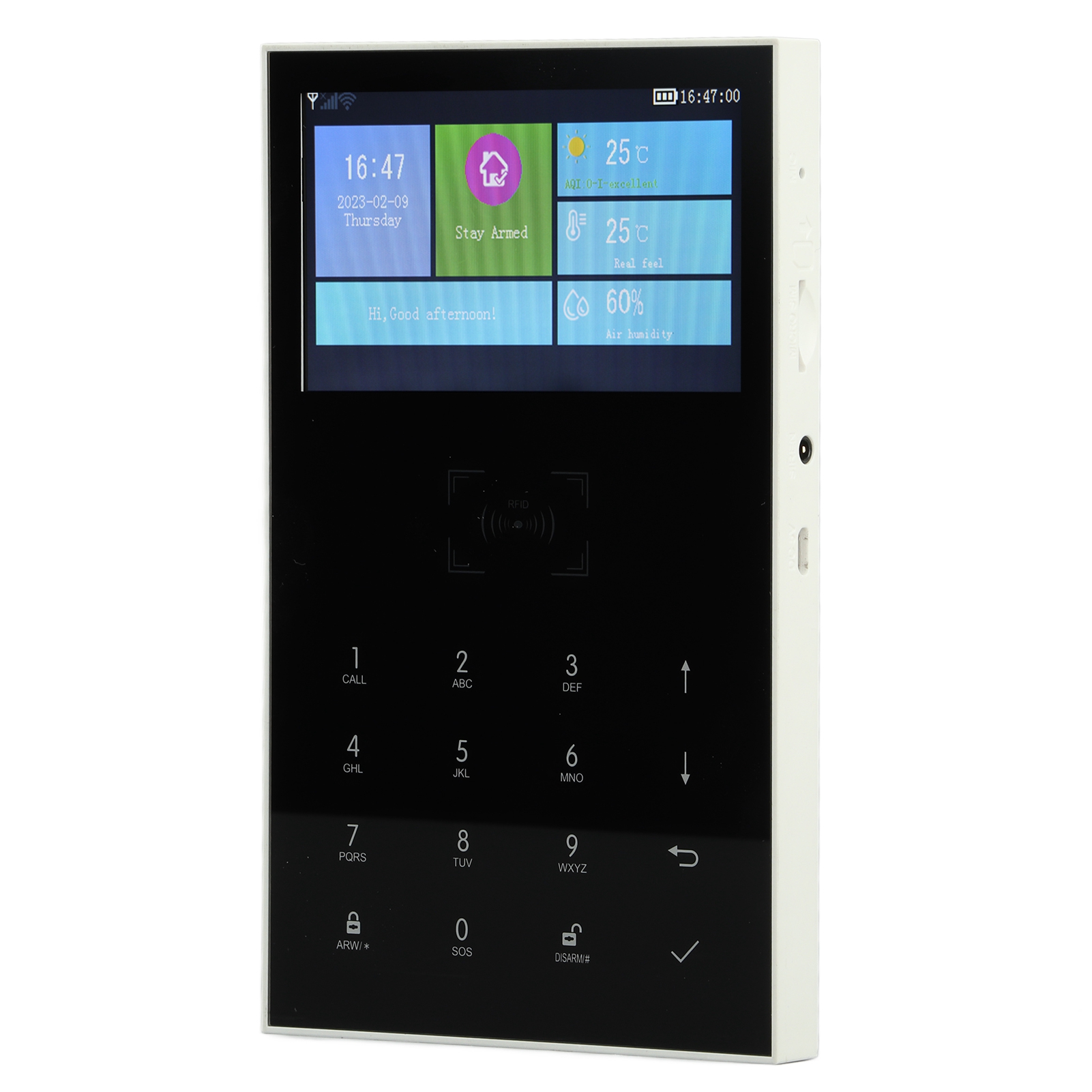 Diy-wlan-funkalarmanlage Für Zuhause, Touch-bedienfeld, Einbruchschutz, Intelligente Sicherheitstechnik, Kompatibel Mit Hausautomation