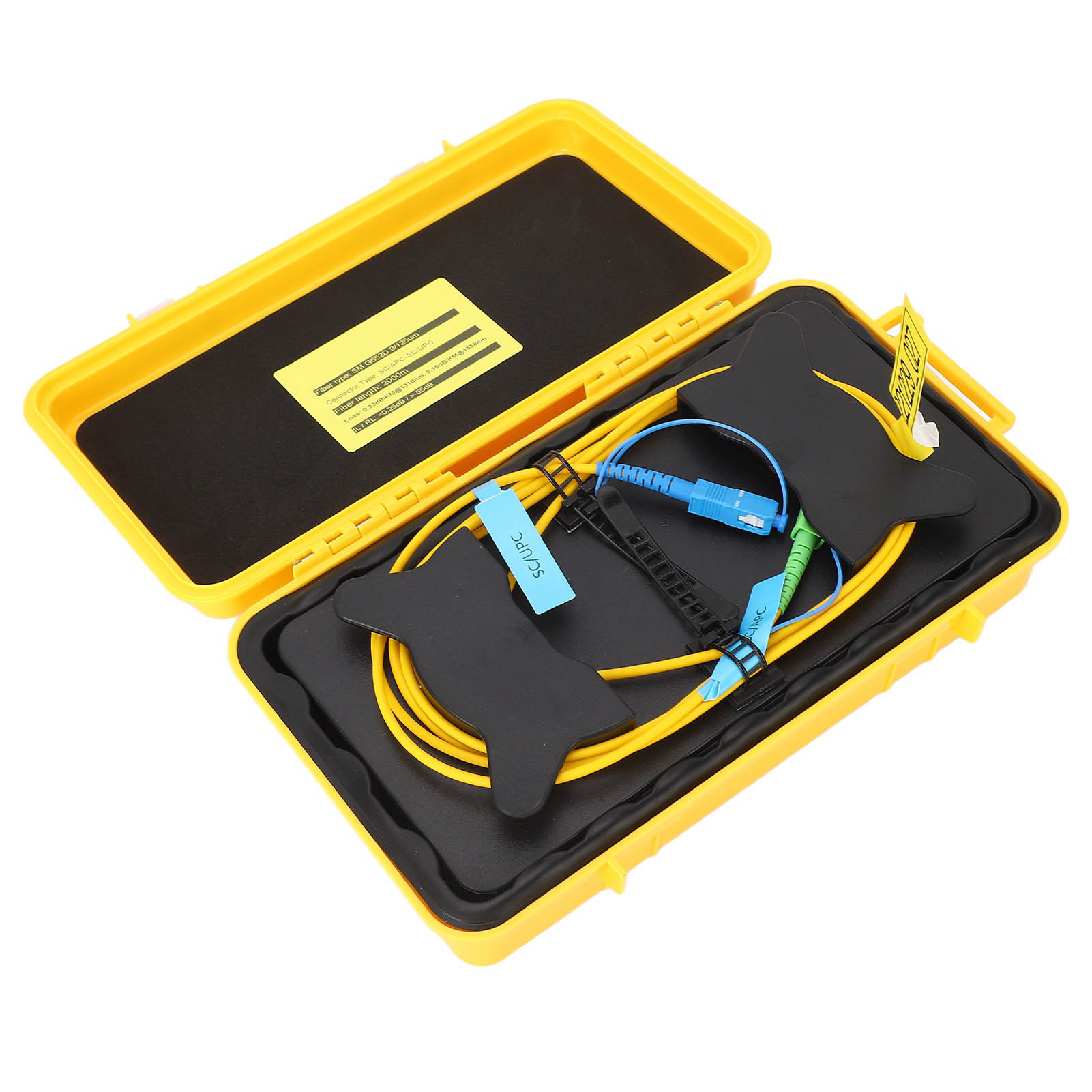2 Km Langes, Wasserdichtes, Tragbares Sc/upc-otdr-startkabel Mit Sm-fasergehäuse, 1310–1550 Nm Singlemode-test