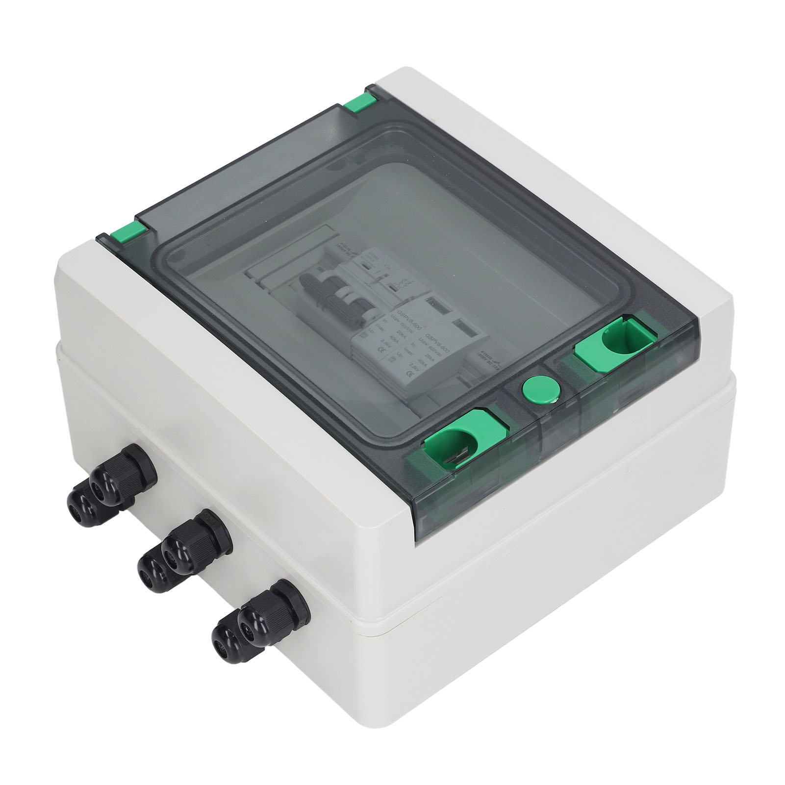 Ip65 Staubdichte Photovoltaik-solaranschlussdose, Ein Eingang Und Ausgang, Pvc, 550 V, Kombinationsdose Für Solarmodule.