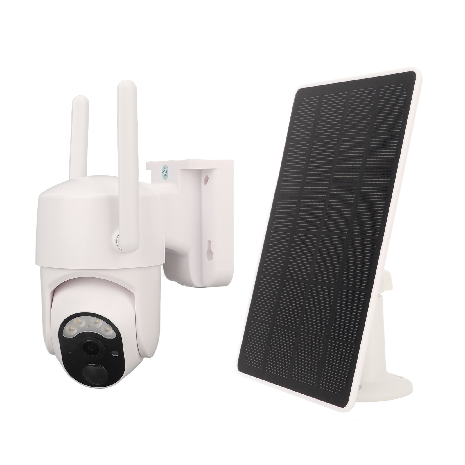 2-megapixel-wlan-solar-überwachungskamera, Farbnachtsicht, Ip65 Wasserdicht, Integrierter Akku, Sicherheitskamera Für Den Außenbereich