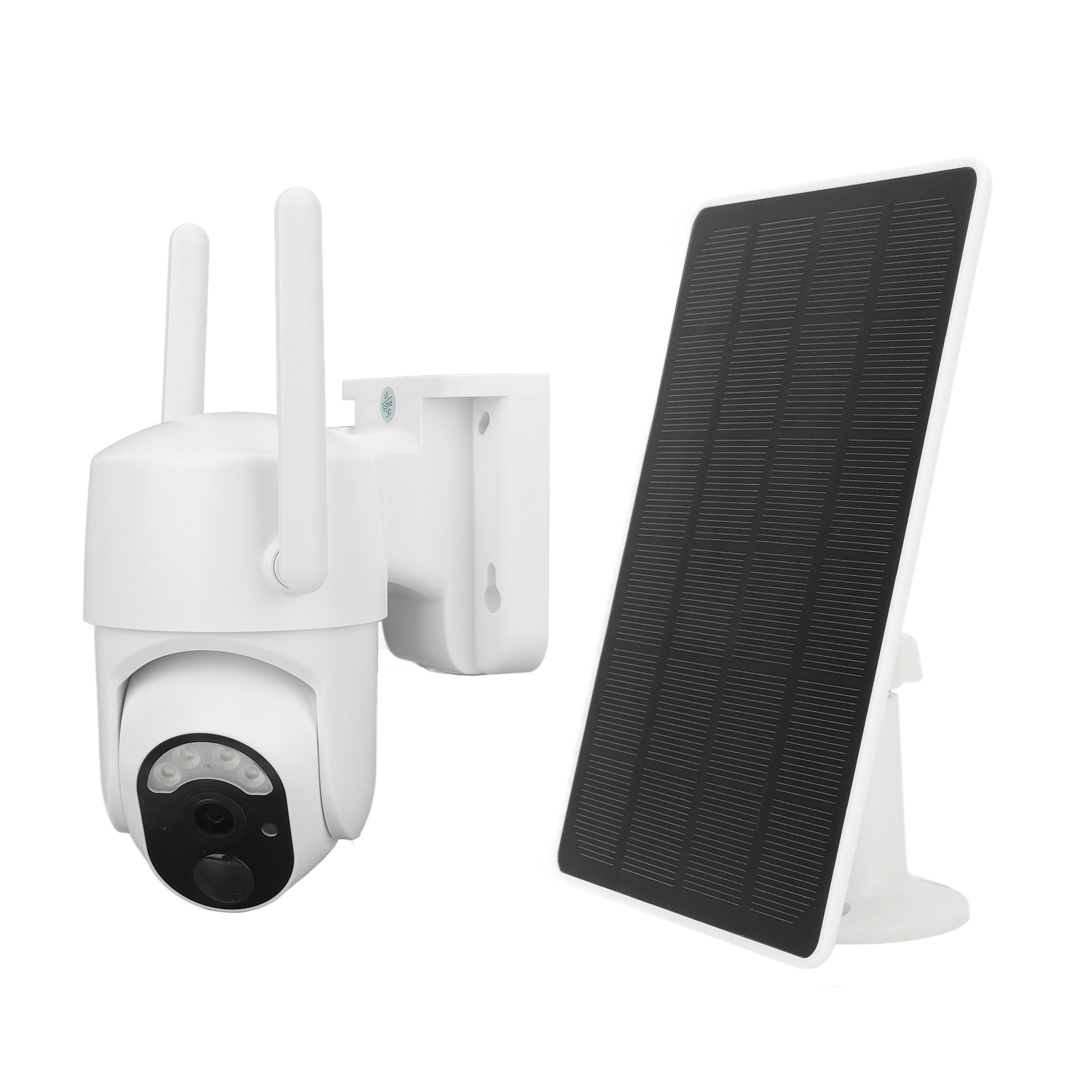 4-megapixel-wlan-solar-überwachungskamera Mit 2,5k-auflösung, Nachtsicht, Farbe, Zwei-wege-audio Und Ip65-wasserschutz