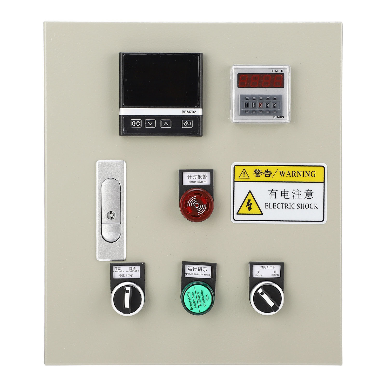 Temperaturregler 0-400°c, Digitales Thermostatgehäuse Mit Thermoelementfühler, Dreiphasig 380v Ac 7,5kw, Digitalanzeige.