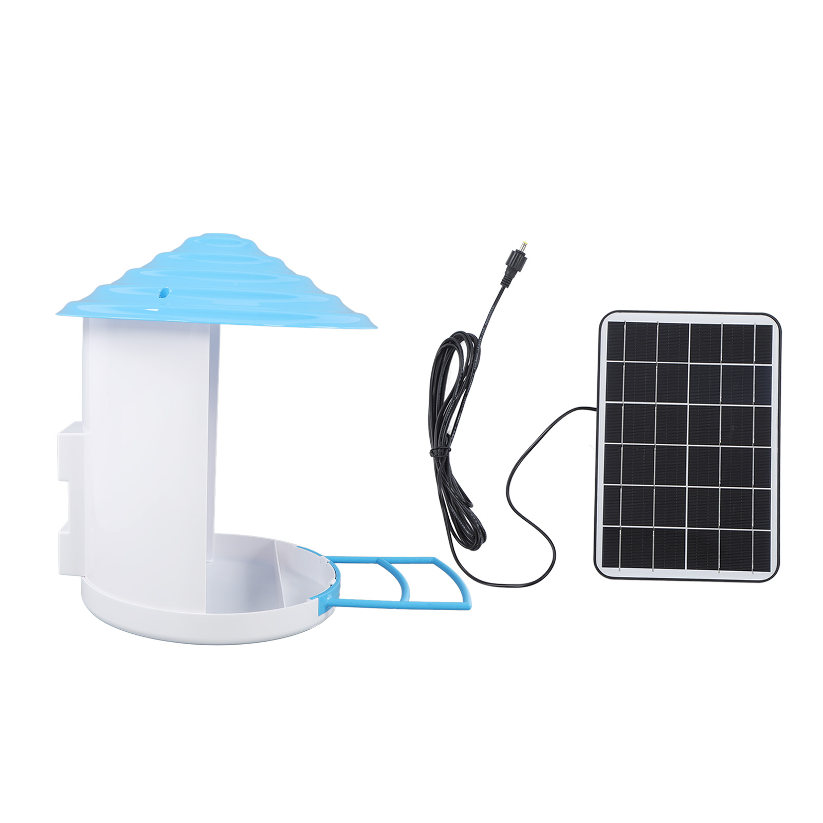 Intelligentes Vogelfutterhaus Mit 2-mp-solarkamera, Wlan, Nachtsicht, Zwei-wege-audio, Geringem Stromverbrauch Und Wasserdichtigkeit Für Den Außenbereich