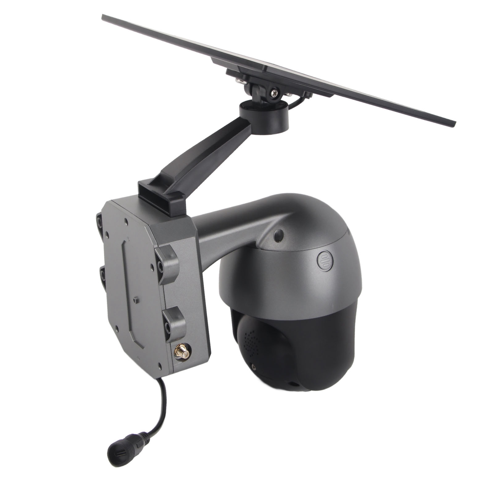 3-megapixel-hd-1080p-solar-überwachungskamera, Pir-bewegungserkennung, Farbnachtsicht, Ip65 Wasserdicht, 2,4-ghz-wlan, Kabellose Version