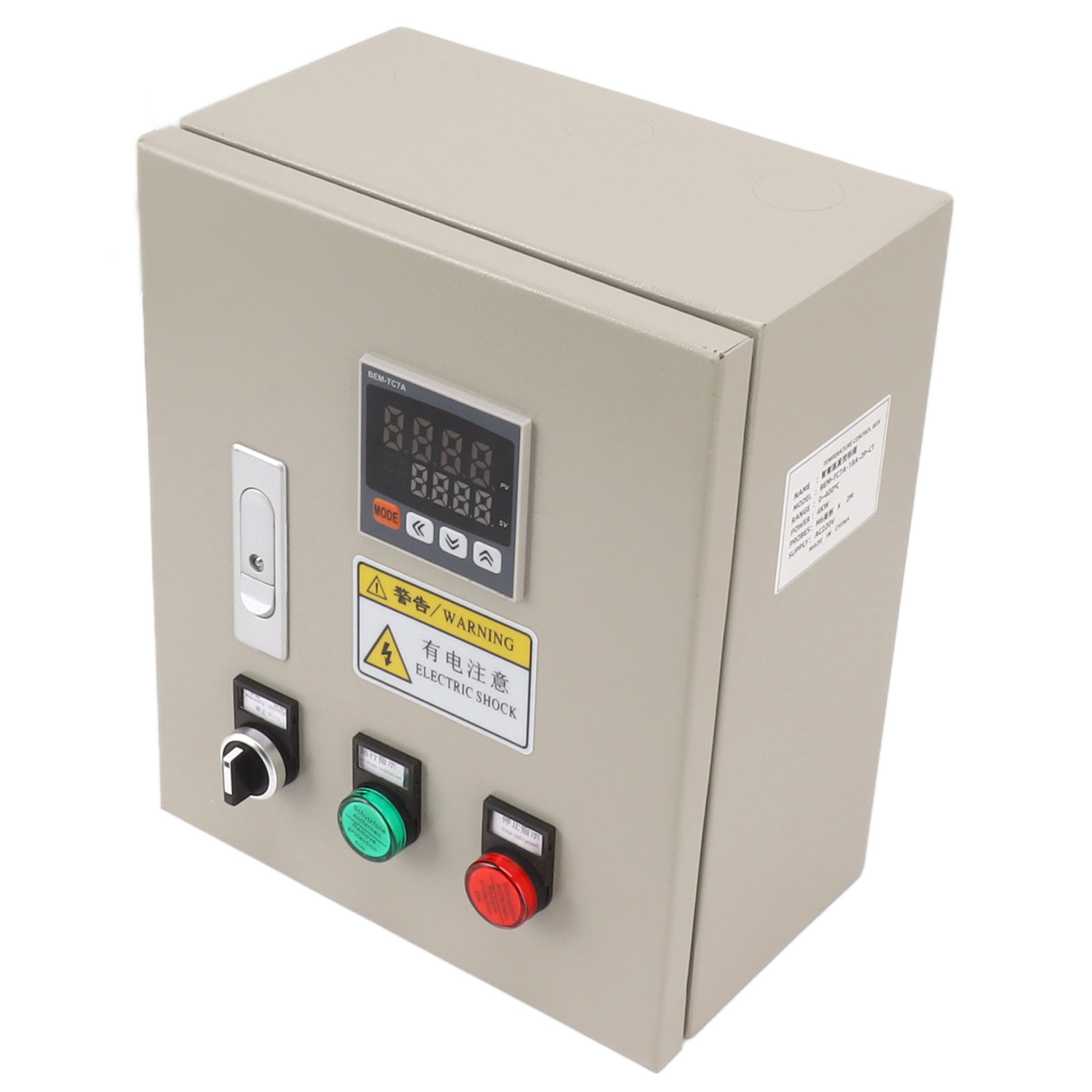 Pid-thermostat Mit Präziser Thermoelementsonde, 220-v-wechselstrom-temperaturregler (4 Kw, 18 A), Intelligente Steuereinheit Für Industrielle Heizung