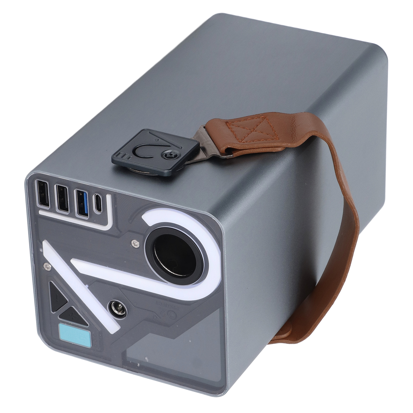 Tragbare 296-wh-lithium-powerstation Mit 80.000 Mah Akku, 12-v-autoladegerät, 100–240-v-wechselstromausgang, Eu-stecker, Notstromaggregat Für Camping Und Zuhause