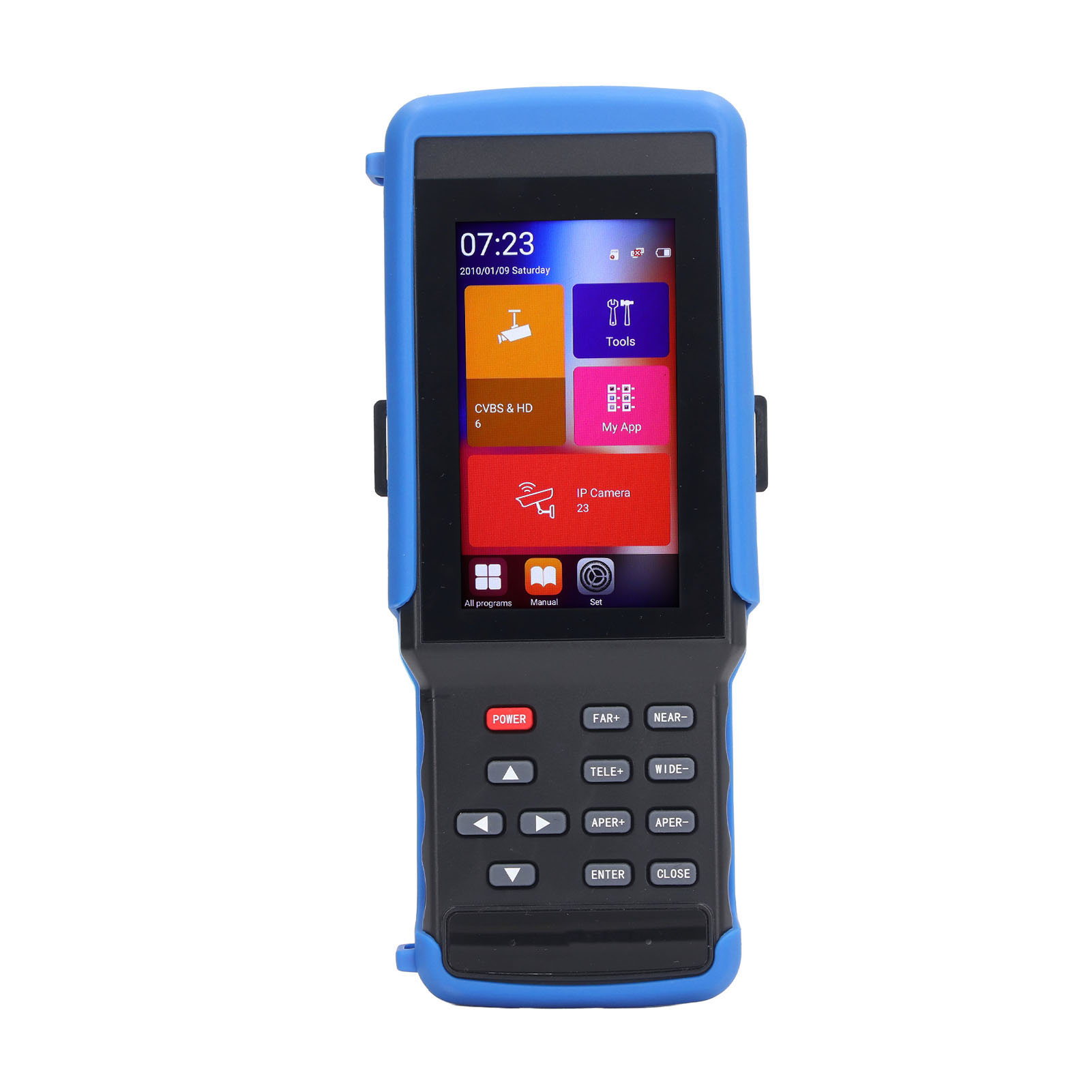 4,5-zoll-hd-5-in-1-cctv-tester Für Koaxiale Analogkameras Bis 8 Mp, Videoüberwachungssystem, 100–240-v-netzteil Mit Eu-stecker