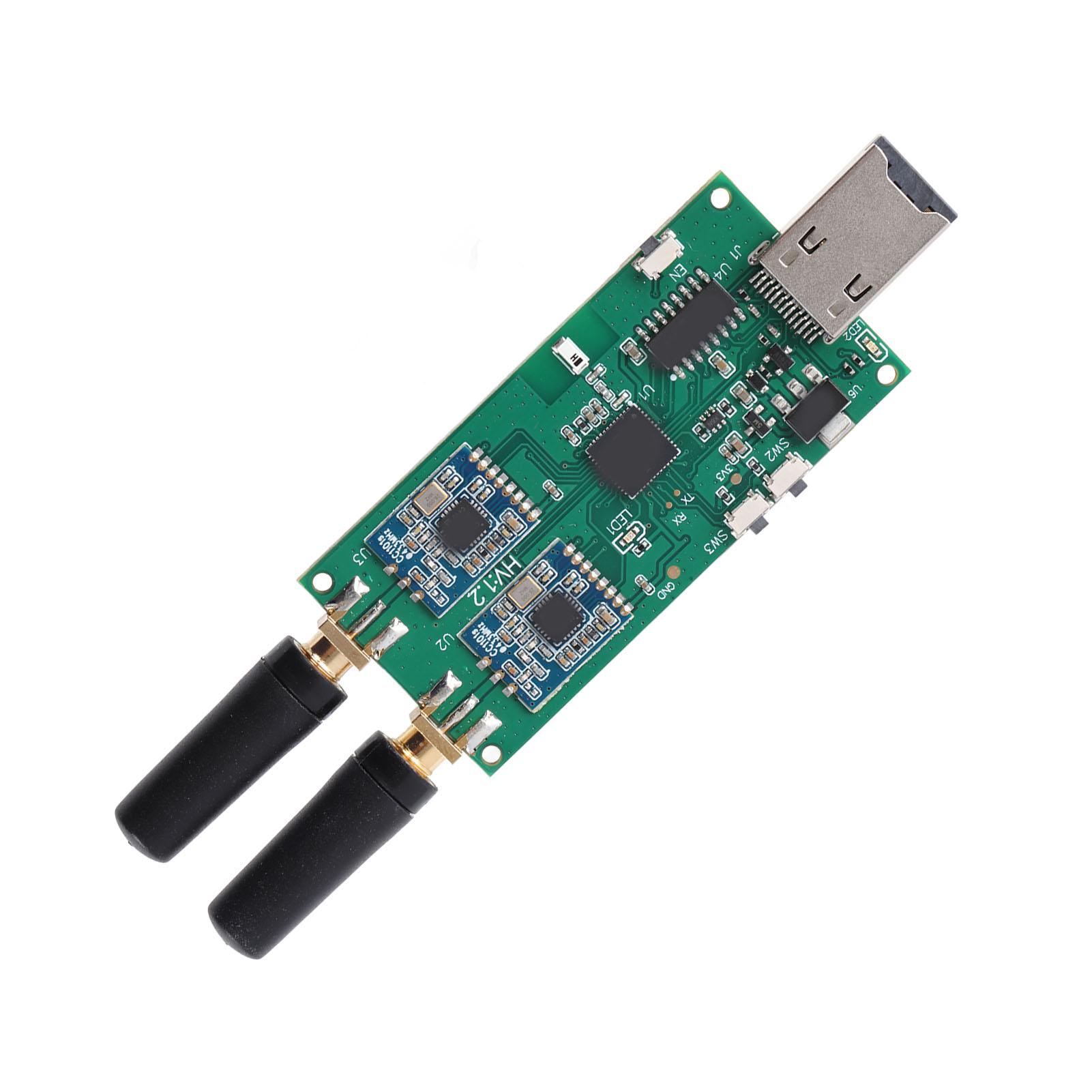 Drahtloses Wlan-hf-transceivermodul, Netzwerksicherheitstool, Frequenzen 300–348 Mhz, 387–464 Mhz, 779–928 Mhz, 2,4 Ghz