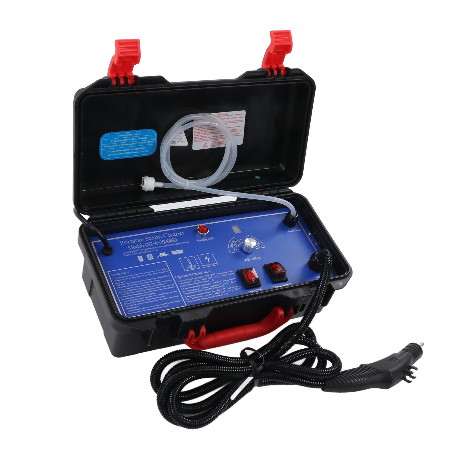 Hochtemperatur-dampfreiniger, 3,5 Bar Druck, Tragbares Und Sicheres Dampfreinigungsgerät Für Zuhause Und Auto, 3000 W, 220 V Eu-stecker
