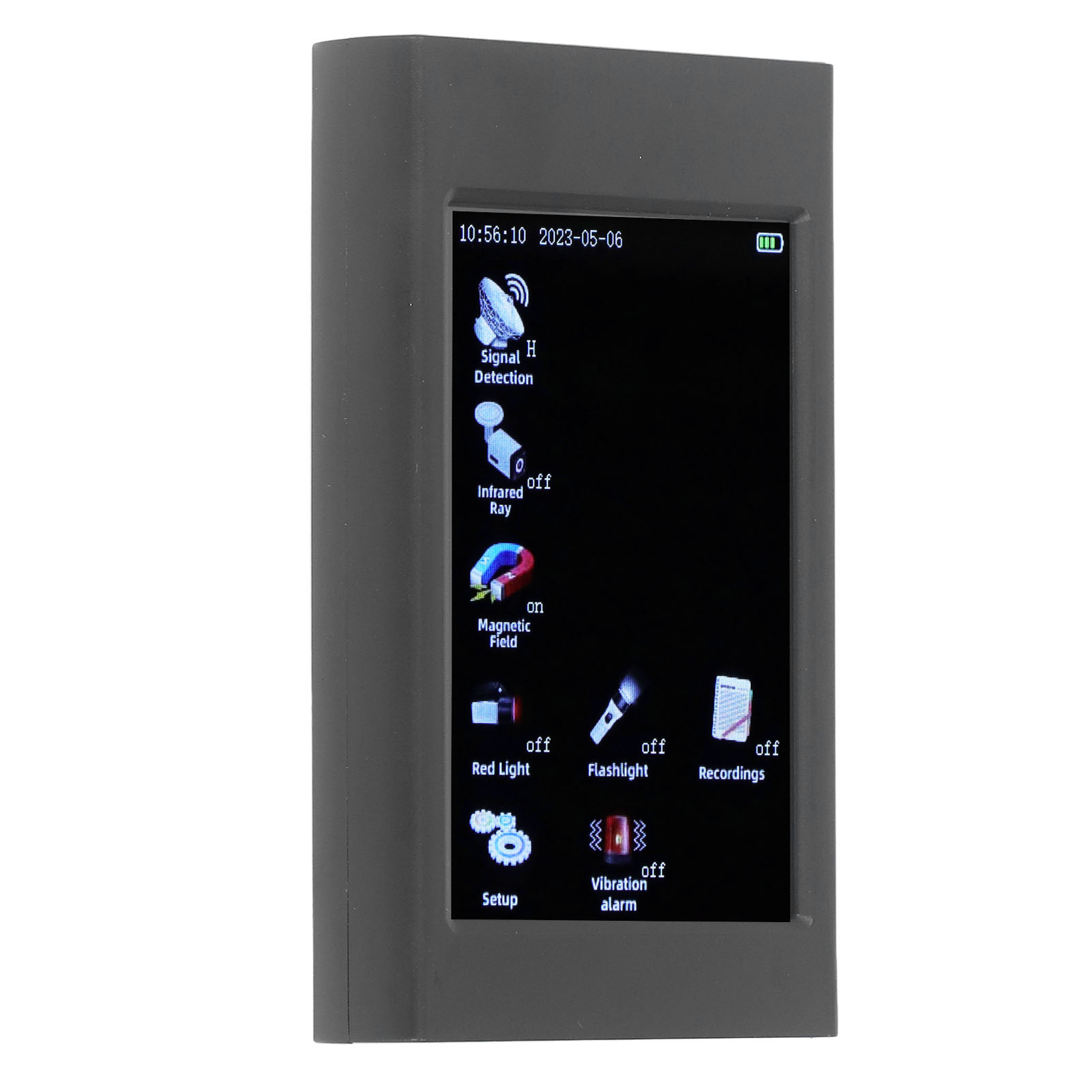 Multifunktionaler, Intelligenter Detektor Für Versteckte Kameras, Anti-spionage, 3,5-zoll-touchscreen, Frequenzbereich 0,1 Ghz–6 Ghz, Signalortung