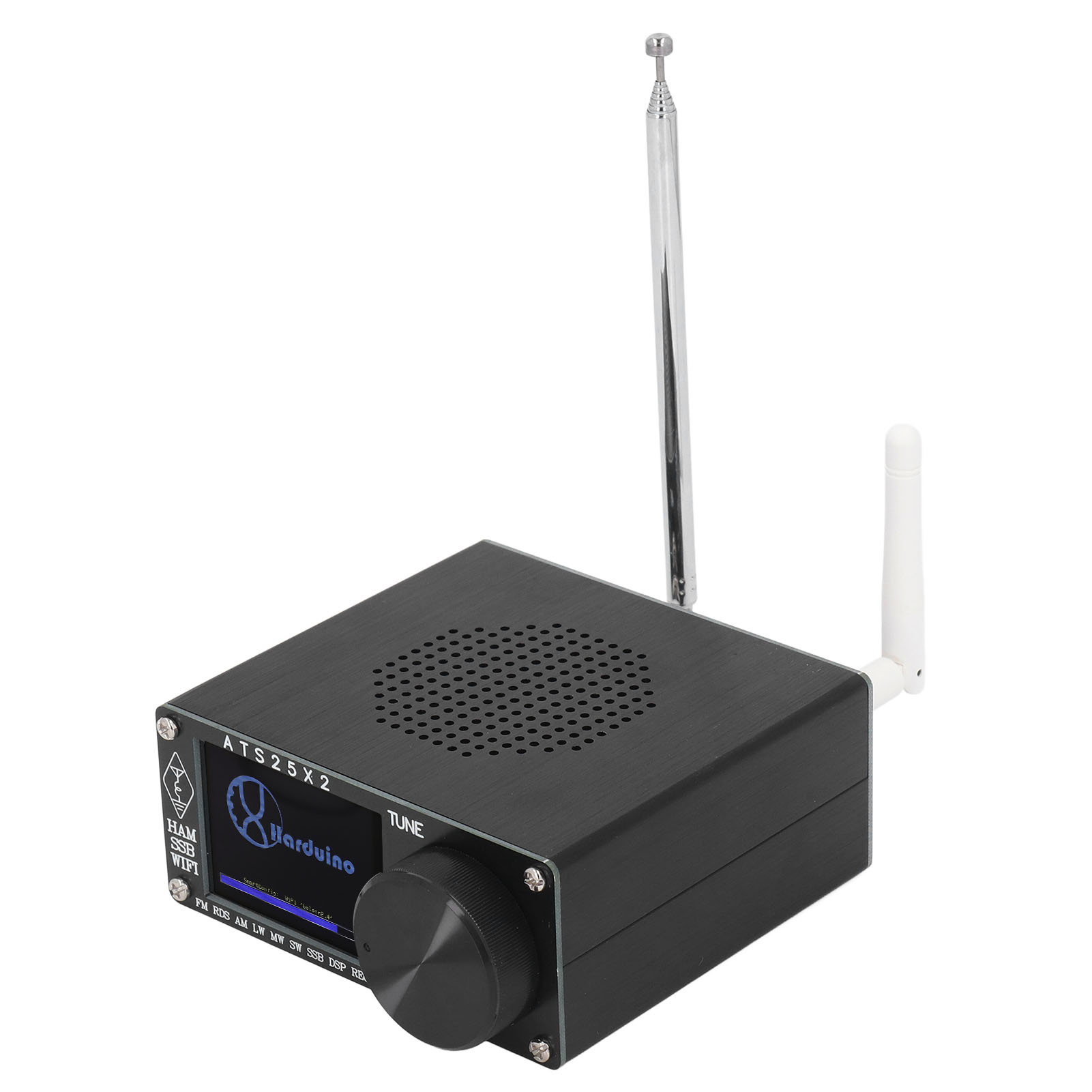 Tragbares Fm-radio Mit 2,4-zoll-farb-touchscreen, Spektrumscan, Breitband-dsp-empfänger, Wlan Und Netzwerk