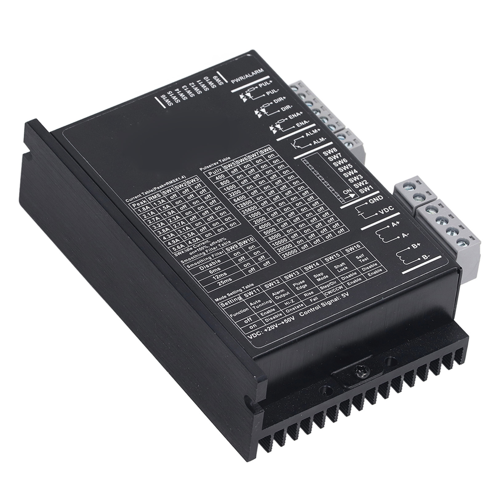 Digitaler Treiber Dm556s Für Cnc-schrittmotoren, Präzise Mikroschrittsteuerung, Kompatibel Mit 42-57-86-motoren, 20-50v Dc-netzteil, Hochleistungsregler