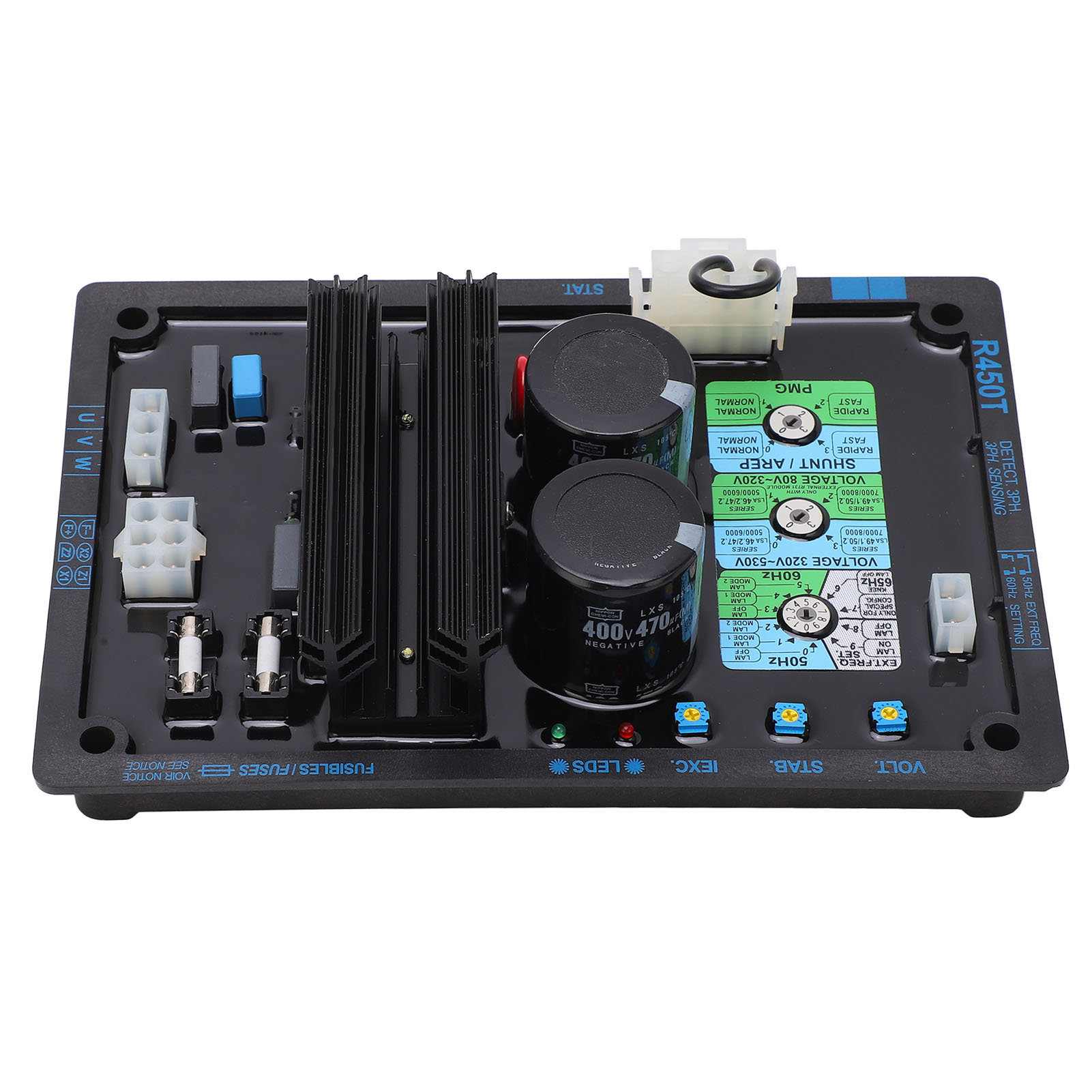 Automatischer Spannungsregler R450t Für Stromaggregate, 10a 150v Drehstrom, Avr-stabilisatorplatine, Ersatzteil Für Stromaggregate.