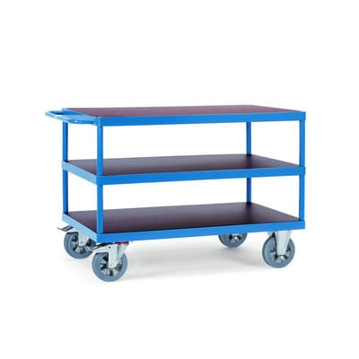 Tischwagen 12425, 3 Ebenen, Tragkraft 1.200kg