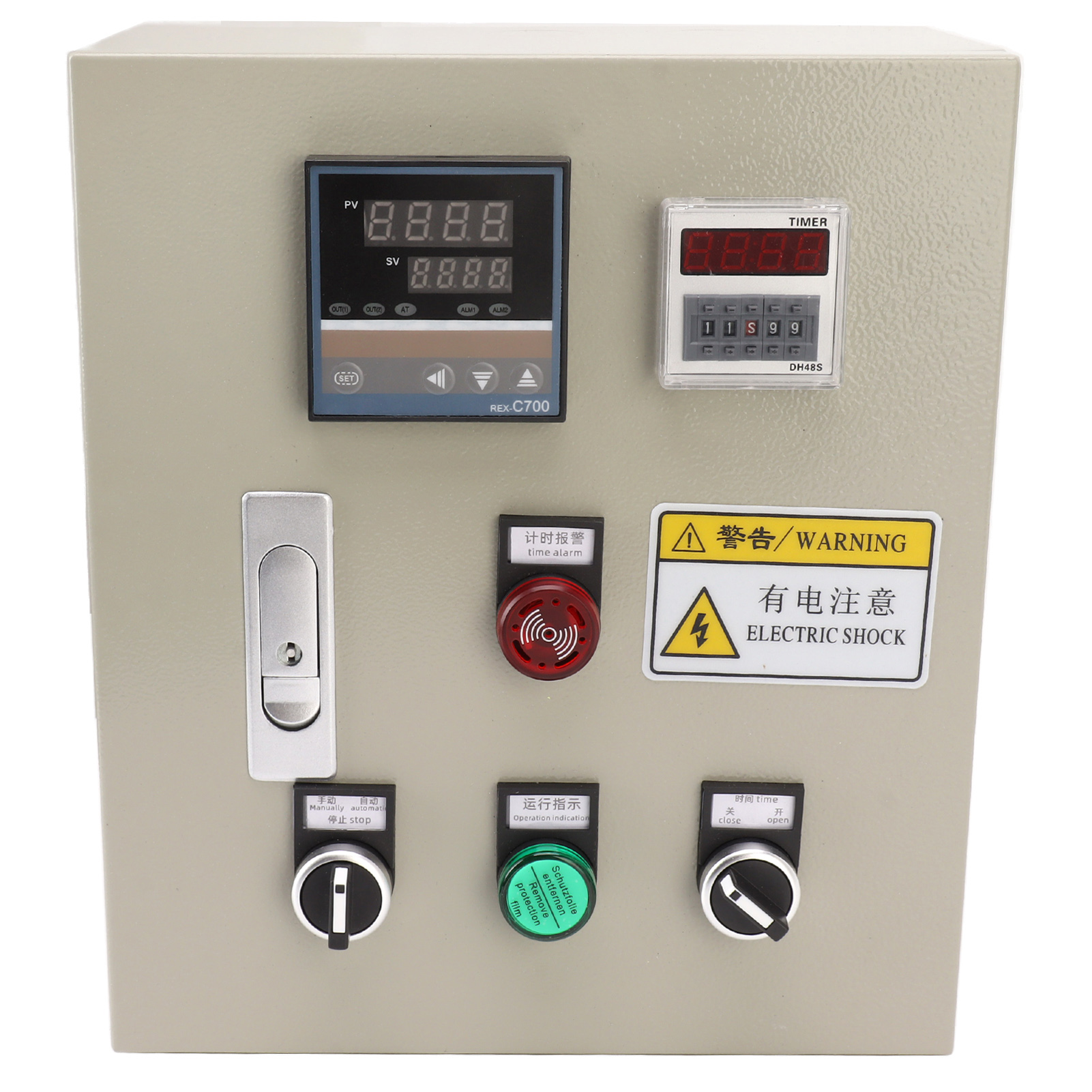 Digitaler Pid-temperaturregler 0–400 °c, 380 V Ac, 15 Kw, Mit Thermoelement Und Präziser Digitalanzeige Für Industrieöfen