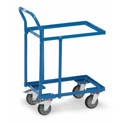 Etagenroller 135600 mit Rohrschiebebügel, Tragkraft 250kg