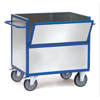 Blechkastenwagen 2823, ohne Deckel, TPE-Reifen, Tragkraft 600kg