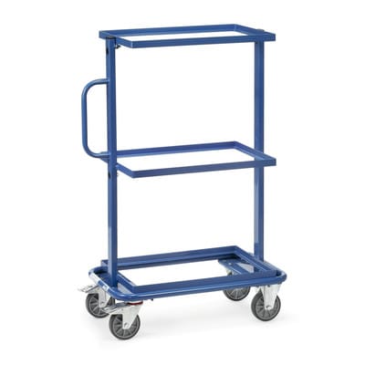 Beistellwagen 32900, offener Rahmen, 3 starre Ebenen, Tragkraft 200kg