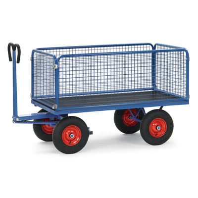 Handpritschenwagen 6435L mit Zugöse, Luftreifen, Tragkraft 1.000kg