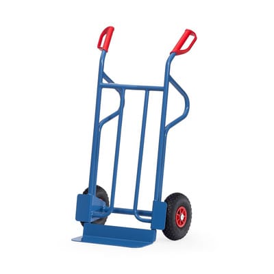 Stahlrohrkarre B1215L, Luftreifen, Tragkraft 350kg