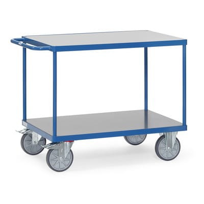 Tischwagen 2401 mit Hart-PVC-Plattformen, Tragkraft 600kg