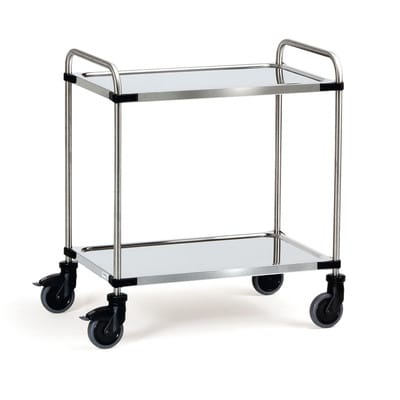 Edelstahl-Servierwagen 5001, Tragkraft 120kg