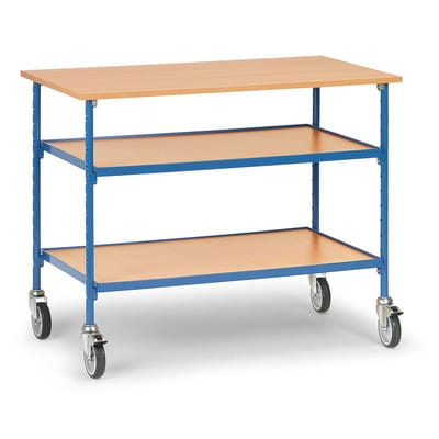 Rolltisch 5862, 3 Ebenen, Tragkraft 150kg